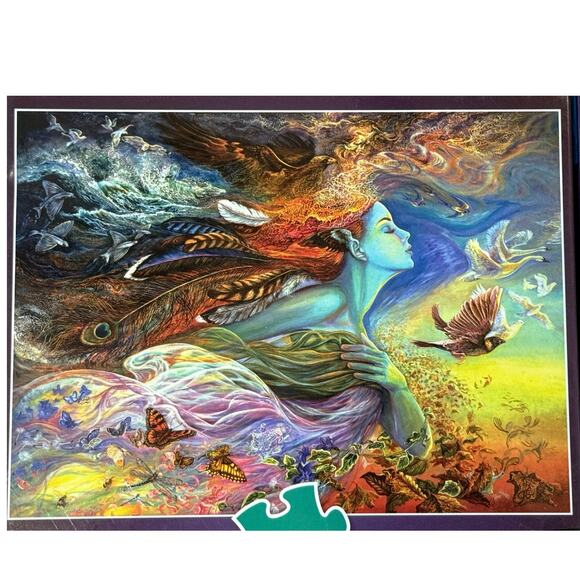 Josephine Wall 1000 Piece 2 Jigsaw Puzzles Race Spirit Flight Fairies Fantasy - Picture 4 of 8